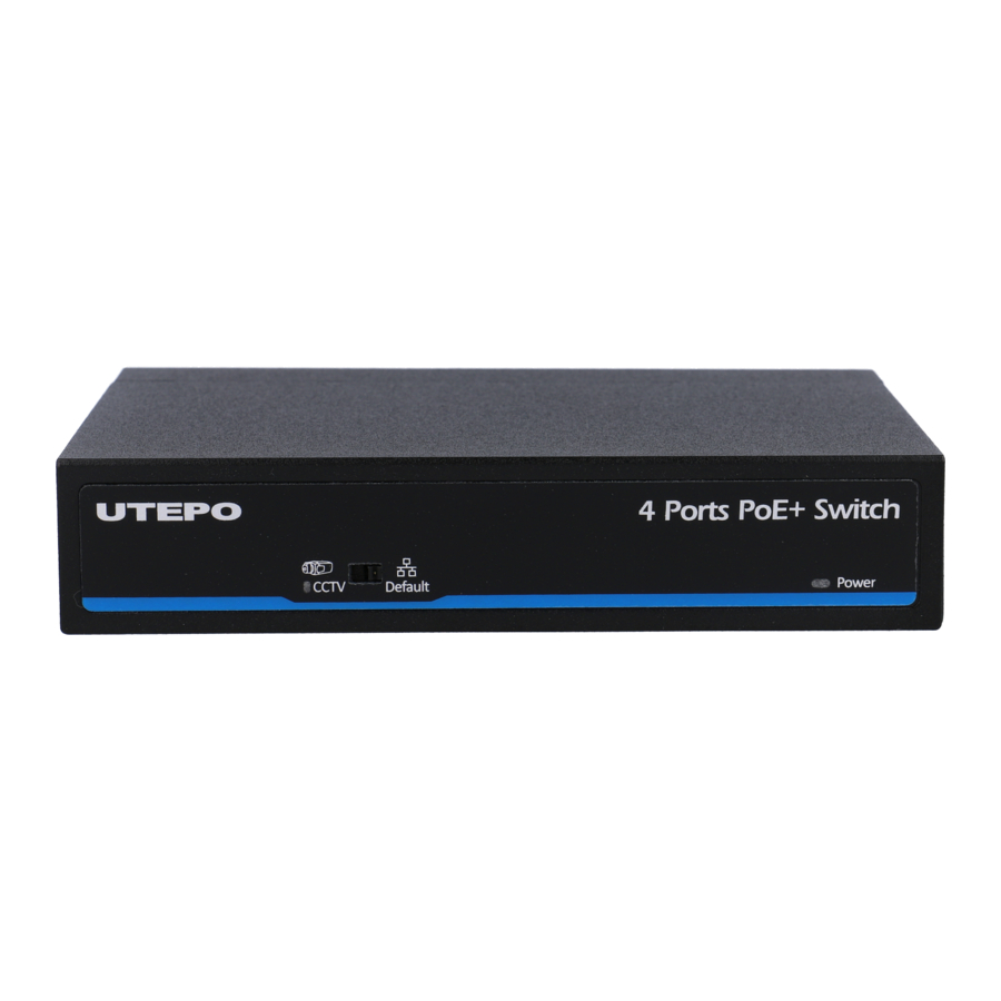 UTEPO UTP3-SW04-TP60 - 4 Ports PoE Ethernet Switch Manual