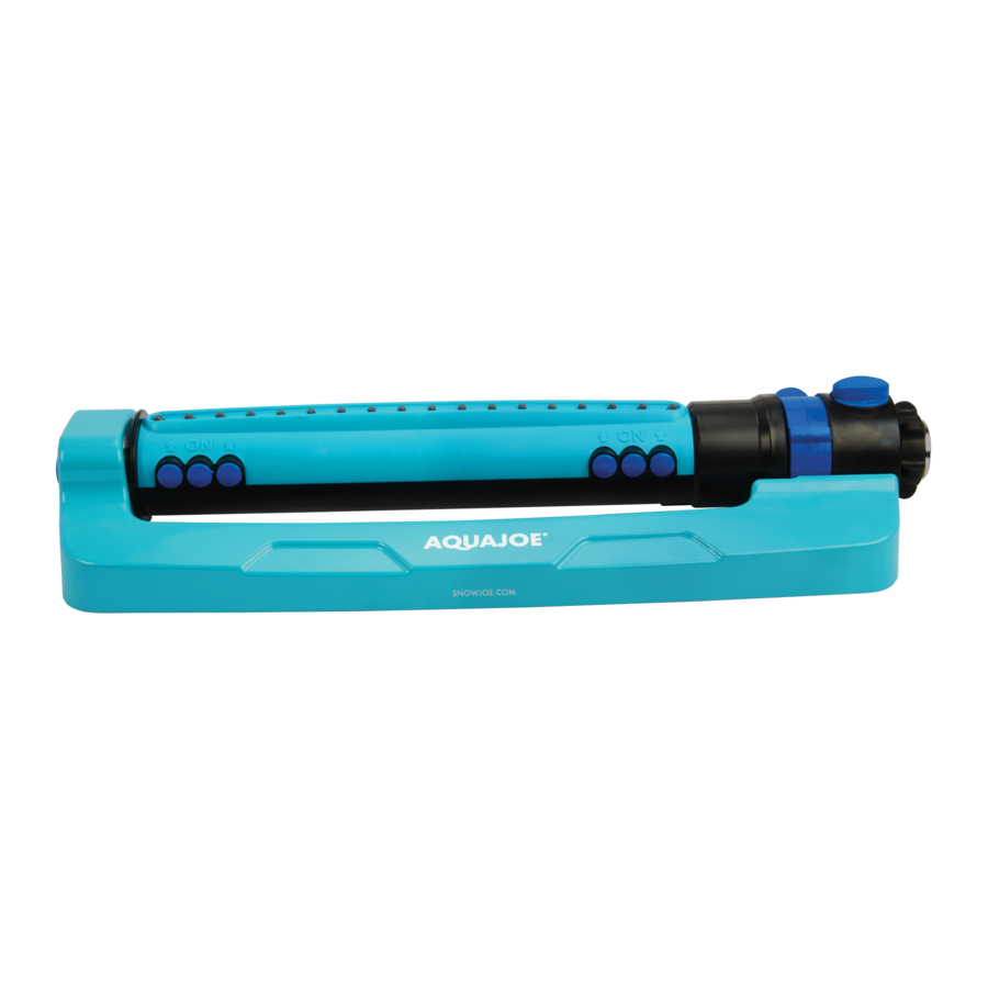 Aqua Joe AJ-OMS18-TRB - Metal Base Oscillating Sprinkler Manual