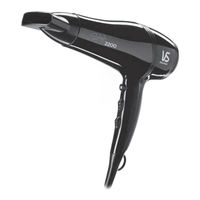 VS Sassoon STYLE 2200 DRYER Instruction Booklet