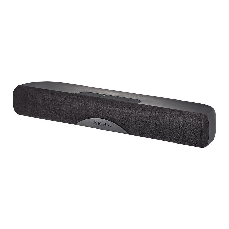 Insignia NS-SB216 - Mini 2.0 Soundbar With Bluetooth Quick Setup Guide