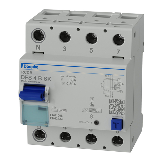 Doepke DFS 2 Series User Information