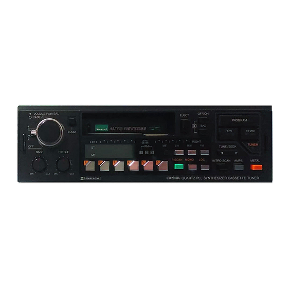 Sansui CX-910F Manuals