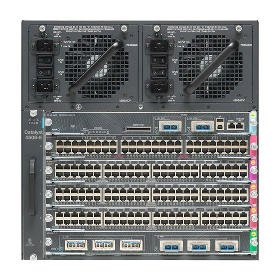 Cisco WS-C4507R Manuals