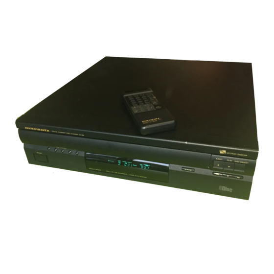 Marantz CC-52 Service Manual