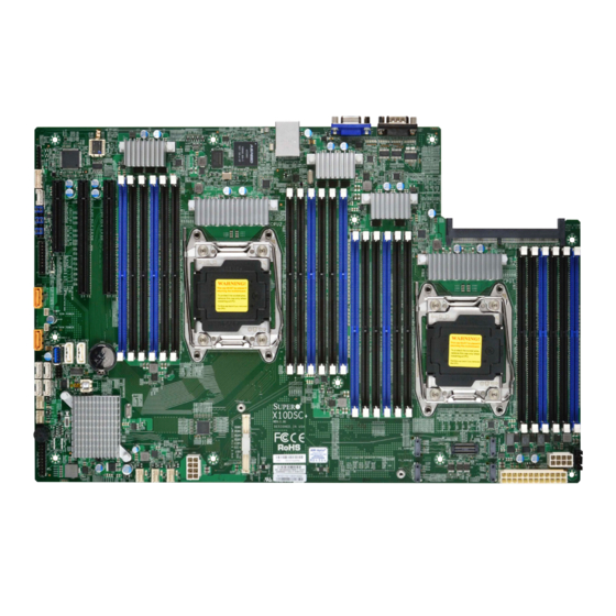 Supermicro X10DSC+ User Manual