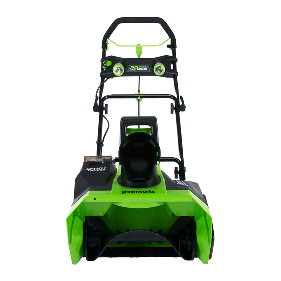 GreenWorks 26272 Owner's Manual