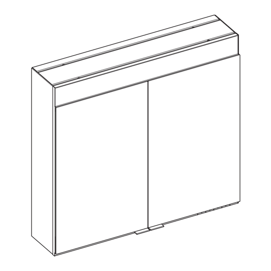 KEUCO Edition 400 21521 171351 Instructions For Use Manual