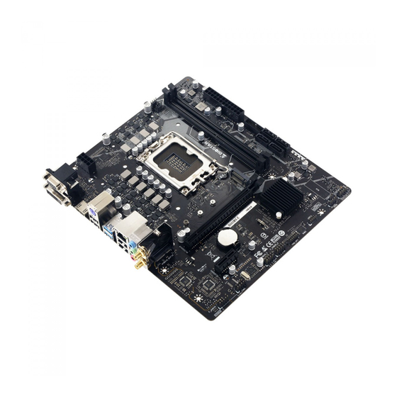 Biostar B660MX-E PRO Manual