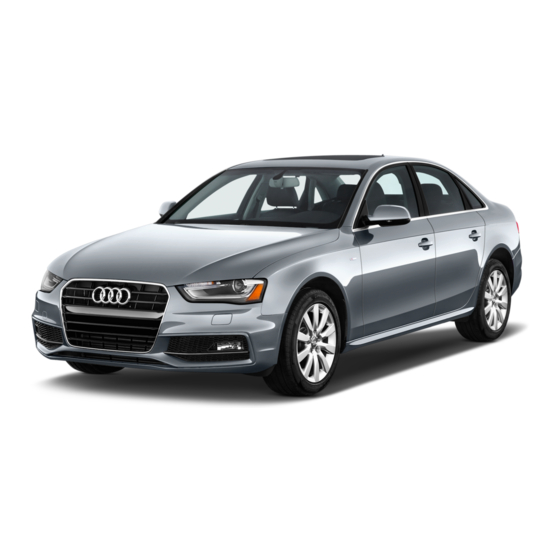 Audi A4 2015 Workshop Manual
