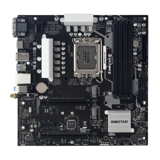 Biostar B660MX-E PRO Manual