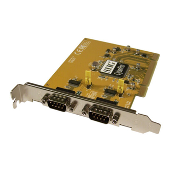 SIIG CyberPro PCI 2S Manuals