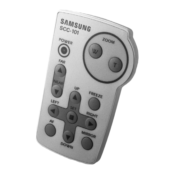 Samsung SCC-101 User Manual