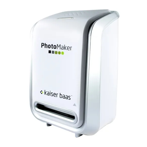 KAISER BAAS PHOTO MAKER USER MANUAL Pdf Download ManualsLib