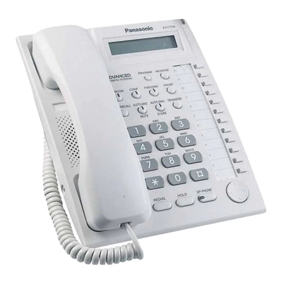 NEW Panasonic KX-AT7730 Phone Black Replacement for discontinued KX-T7730 