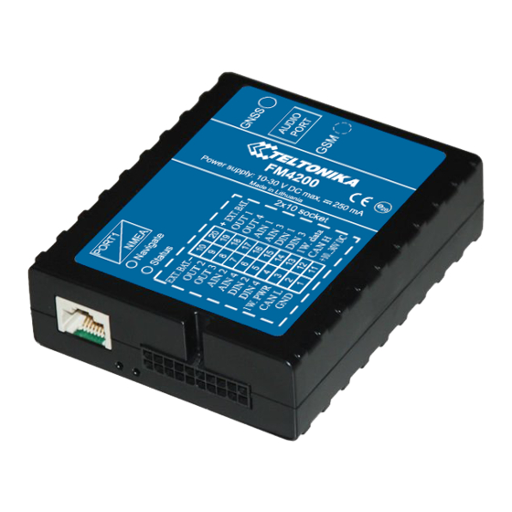 Teltonika FM4200 User Manual