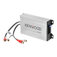 Kenwood KAC-M1804 Instruction Manual