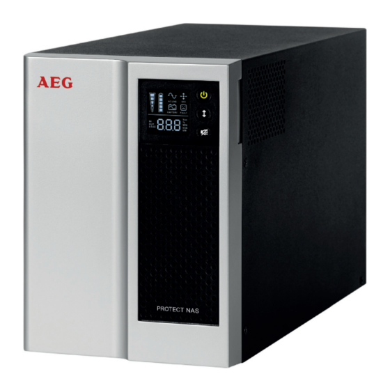 AEG Protect NAS Operating Informations
