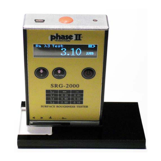 phase II+ SRG-2000 Instruction Manual