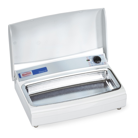 Renfert Waxprofi 1440-0000 Instruction Manual