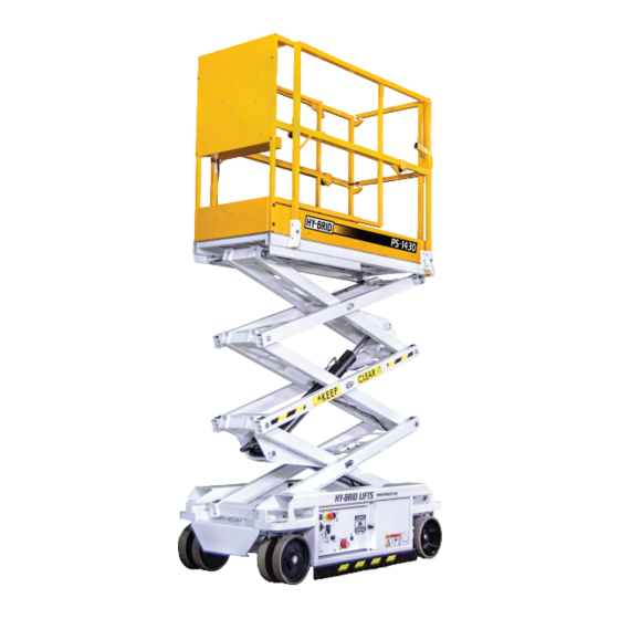 Custom Equipment HI-BRID LIFTS PS-1030 Maintenance & Troubleshooting Manual