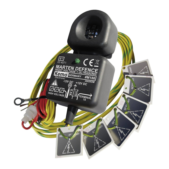 Kemo Electronic M186 Manual