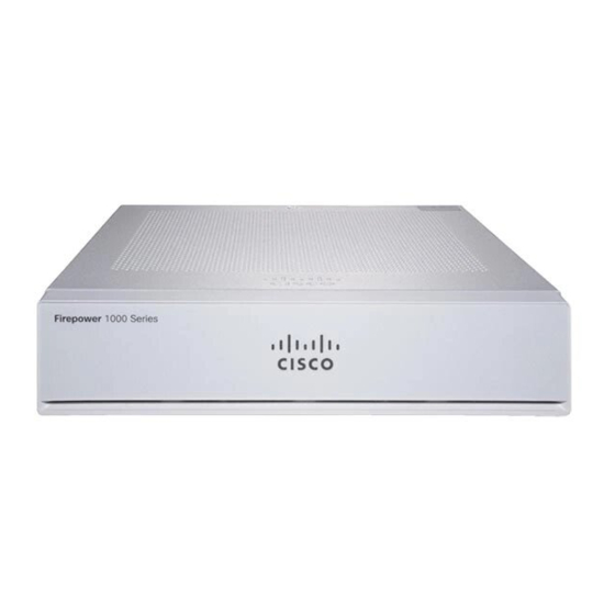 Cisco Firepower 1010 Mount The Chassis