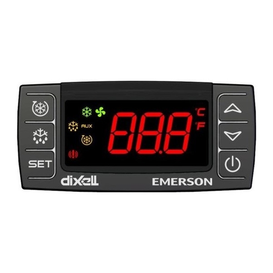 dixell EMERSON iCHiLL IC70CX Operating	 Instruction