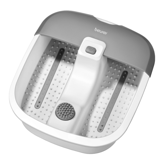 Beurer FB 12 Instructions For Use Manual