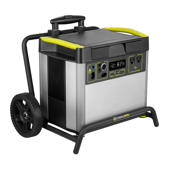 GOAL ZERO Yeti 3000X User Manual