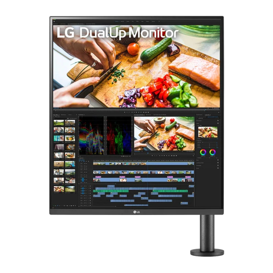 LG 28MQ780 28-inch DualUp Monitor Manuals