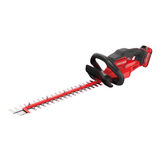 User Manuals: Craftsman CMCHTS820B Hedge Trimmer