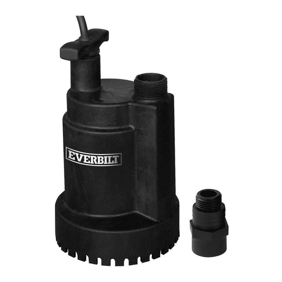 Everbilt UT00801 Use And Care Manual