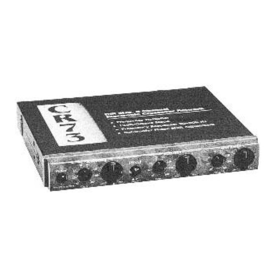 Pyramid CR73G User Manual