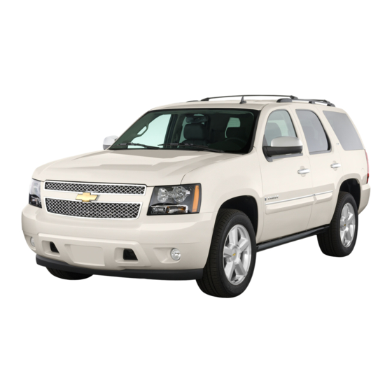 Chevrolet Tahoe 2011 Owner's Manual