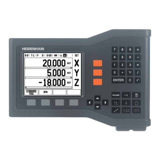 HEIDENHAIN ND 500 Installation Instructions Manual