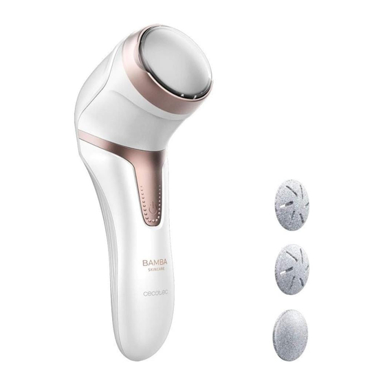 cecotec BAMBA SKINCARE Instruction Manual