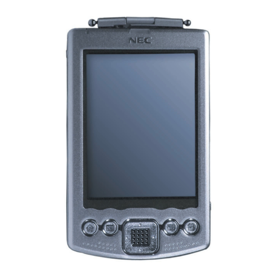 NEC MOBILEPRO P300 - QUICK GUIDE 2002 Quick Start Manual