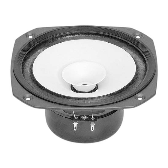 Fostex FE167E Specification Sheet