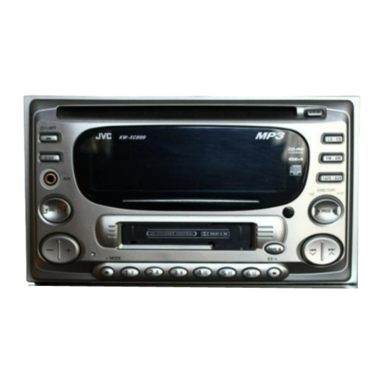 JVC KW-XC899 Manuals