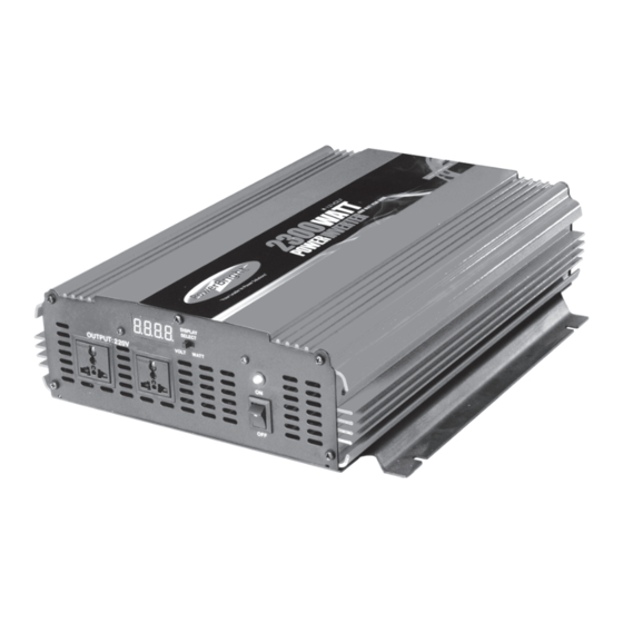 User Manuals: PowerBright EERP2300-12 Power Inverter