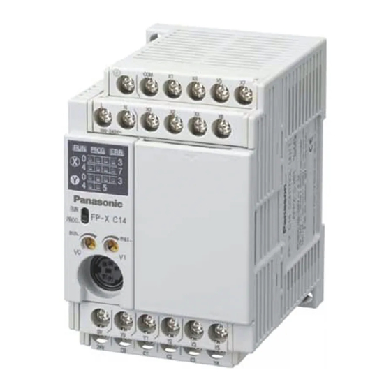 Panasonic AFPX-C14R User Manual
