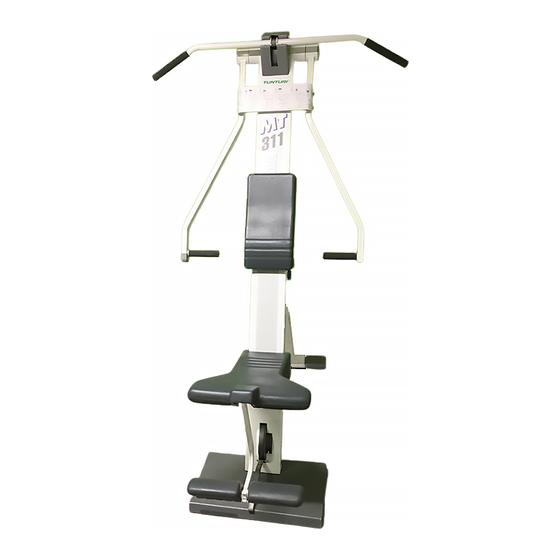 Tunturi MT 311 Instructions For Use Manual