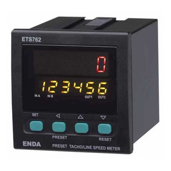 ENDA ETS762 Manual