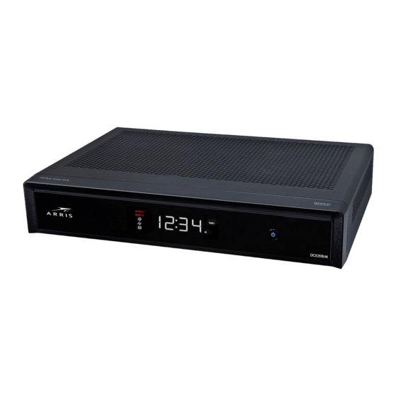 Arris DCX3510 User Manual
