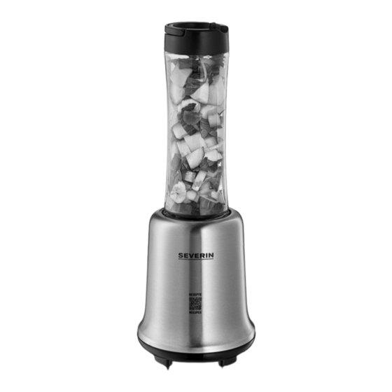 SEVERIN Smoothie Mix & Go SM 3739 Instructions For Use Manual