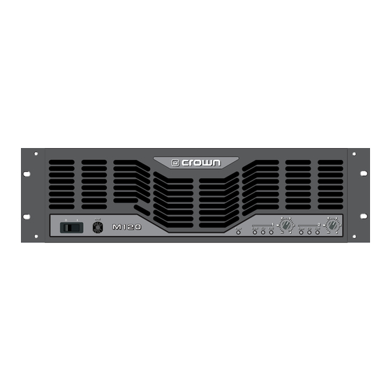 Crown M Series Operation Manual