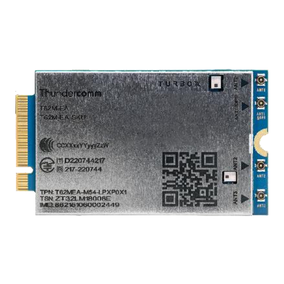 Thundercomm TurboX T62M-EA Quick Start Manual
