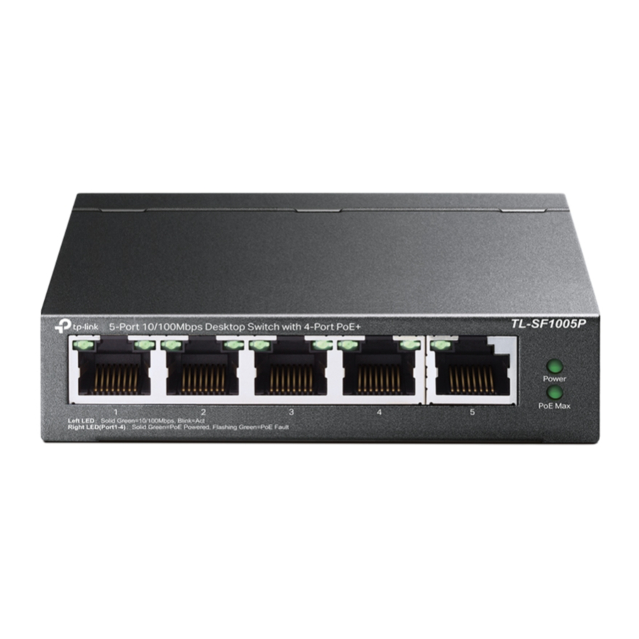 TP-Link TL-SF1005P Manual