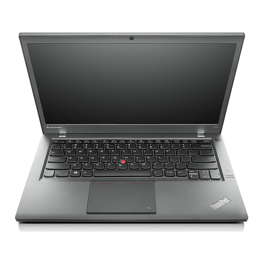 Lenovo ThinkPad T440s Safety, Warranty, And Setup Manual