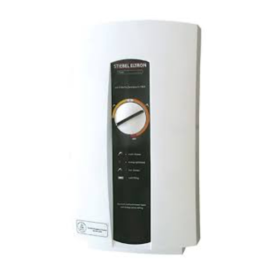 STIEBEL ELTRON DHCE 6 Operation And Installation Instructions